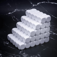 22MM Rounded Blank Six Sided Dice Lianshi Teaching Created Sesources - 100Pcs / White - image 4