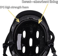 Horse Racing Equestrian Youth Helmet, Comfortable and Breathable Riding Helmet, Removable Pads, w/ 7 Ventilation Holes, Sweat Wicking Chin Pad,Size S,FIT 48-54cm Head Circumference.