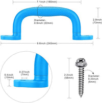 Dolibest Set of 4 Safety Playground Handles - Blue-4pcs - image 3