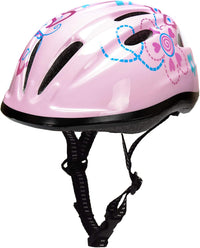 BeBeFun girls bike helmet in pink with 12 air vents and adjustable fit knob, ages 3 to 10 - view 6