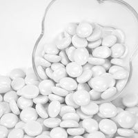 10LB White Flat Glass Marbles for Vases, Gemstone Beads Vase Filler Decorative Glass Pebbles for Fish Tank, DIY Crafts, Aquarium Decor Rocks