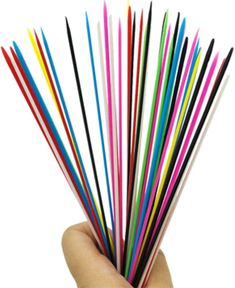 Colorful Pick Up Sticks,Toys for Fun Family Parent-Child Games 6.3Inch Long, Nostalgic Games - image 4