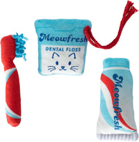 Fringe Studio, Off THE Scales Durable Cotton Canvas Cat Toy - Minty Fresh