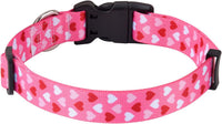 Mihqy Dog Collar for Medium Dogs, Fashion Design, M - XS (Neck 7.9-11.8", Width 5/8") / Heart - image 2