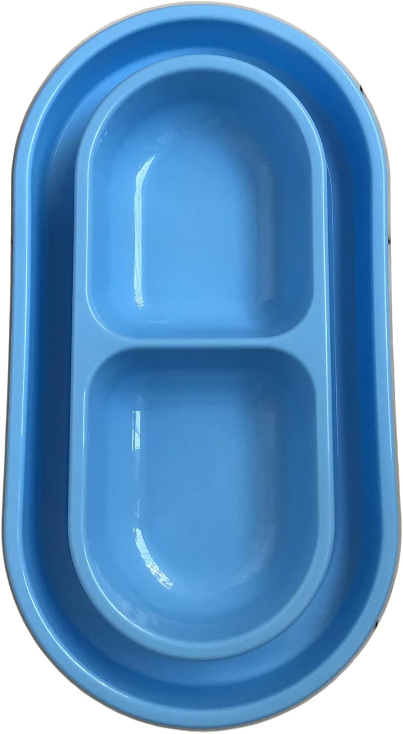 Ant proof no spill 32 oz pet bowl with water moat for cats and small to medium dogs
