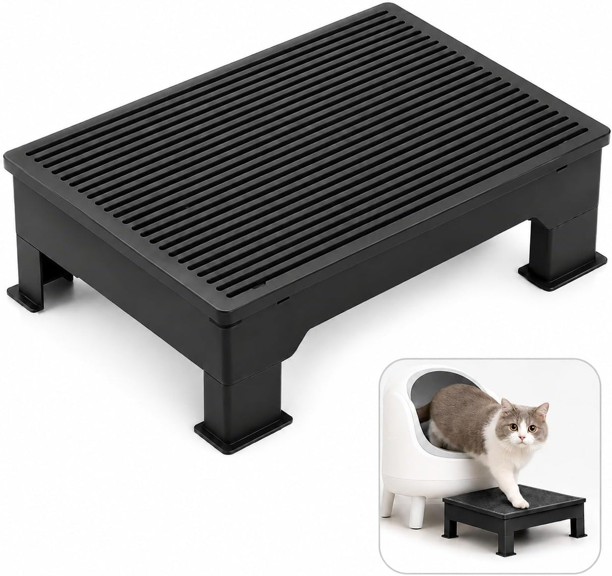 Large Litter Box Step for Cats