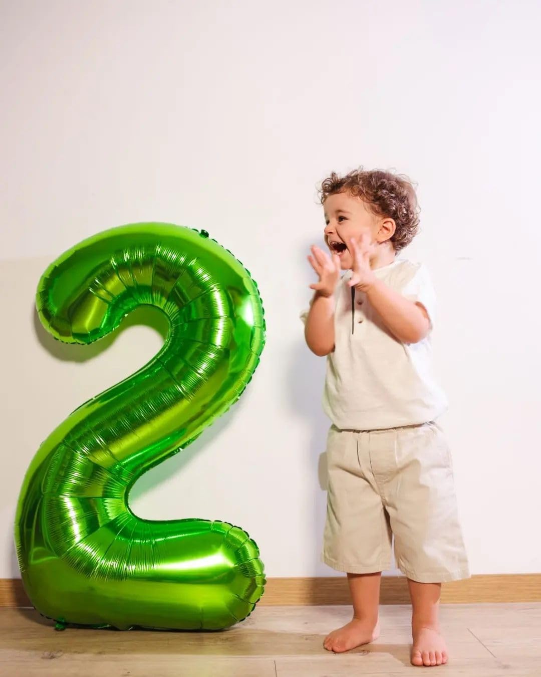 Blue Number 3 Balloon 40 Inch, 3 Balloon Number - Light Green / Number 7 - image 3