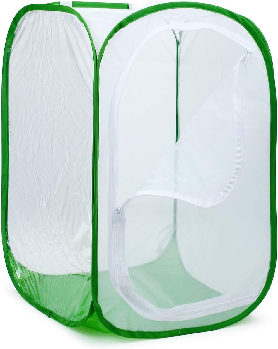 RESTCLOUD 36" Large Monarch Butterfly Habitat - White with Green - image 2