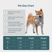 Baboni Dog Door for Door, 3-Flap, Durable Plastic Frame - Snow White / Large / Plastic Frame - image 4
