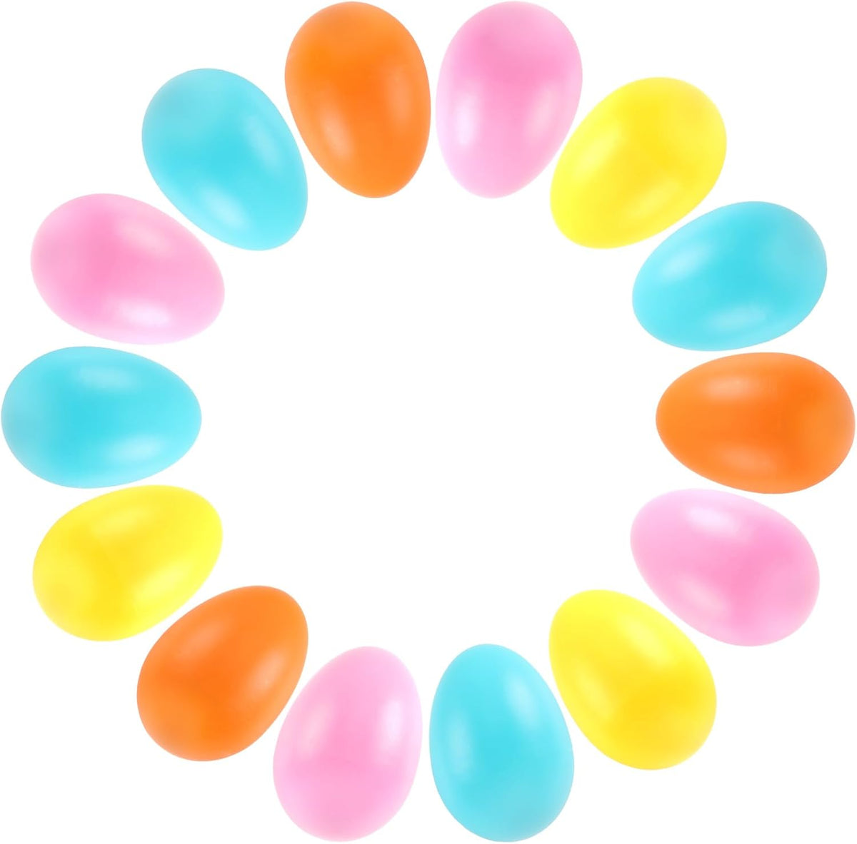 Augshy 14PCS Plastic Egg Shakers Musical Instruments and Maracas - 4 Colors