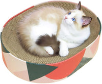 ComSaf Cat Scratcher Bed 17 x 13 in - Irregular Geometry