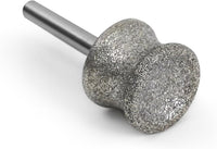 HARDELL Diamond Dog Nail Grinder Bits 2 Pack, 1/8" Pet Nail Grinder Replacement Heads for Dremel & Most Rotary Tools, Durable Attachment for Pet Claw Care, Diamond Rotory Bit for Dogs