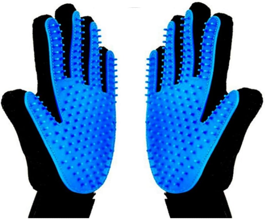 Pet Grooming Gloves 1 Pair Deshedding Mitt for Dogs Cats Bath Massage – Essentials for Dogs