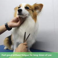 Curved Dog Grooming Scissors, Trimming Face and Paws. - Blending (Super Lightweight) / 6.5" - image 4