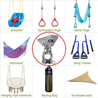 SELEWARE Silent Bearing Swivel Swing Hanger Stainless Steel Swing - Multi ( 1 Pack 360° Bearing Swing Hanger ) - image 2