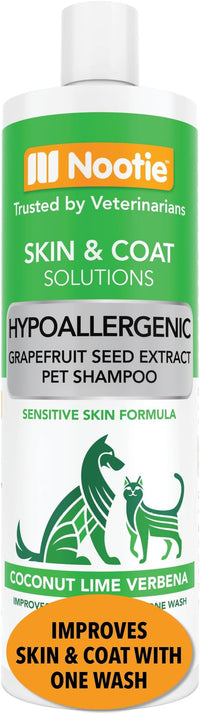 Nootie - Pet Shampoo for Sensitive Skin - Revitalizes Dry Skin & Coat - Natural Ingredients - Gentle Dog Shampoo - Cleans & Conditions