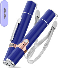 TBTeek Cat Toys, with Metal Case, Rechargeable - Blue / Red Light