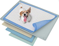 Dog Pee Pad Holder Tray Fits for 30” x 23” Pee Pads - 30 x 23 Inches / Sky Grey