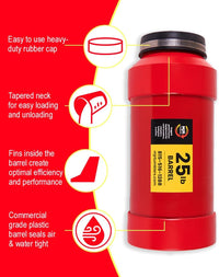 MJR Tumblers 40lb heavy duty rock tumbler with powder-coated steel frame and rubber rollers - view 17