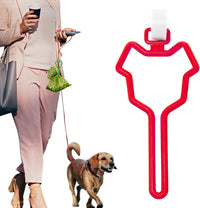 Dalzom 2Pcs Dog Poop Bag Holder - Red