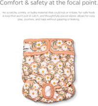 Pet Parents® Washable Dog Diapers (3pack) + Extendrs® of Durable Doggie Diapers, Premium Dog Diapers Female (X-Small, Daisy)