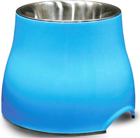 Dogit Elevated Dog Bowl for Large Dogs, White – Essentials for Dogs - Large / Blue