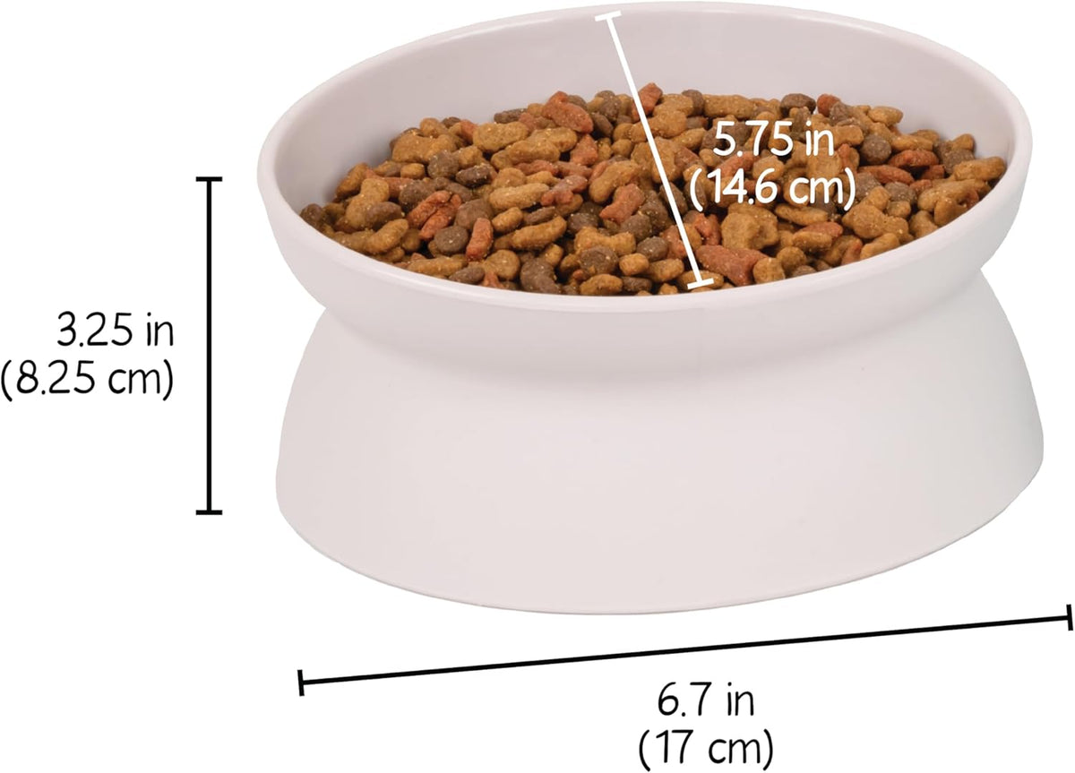 Kitty City Elevated Slow Feeder Cat Bowls - Pastel / Large - Standard - image 3