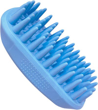 Pet Silicone Shampoo Brush for Long & Short Hair Medium Large Pets - Blue - image 2