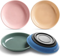 No Spill Cat Bowls, Cat Food Bowl - Colorful-4 Pack