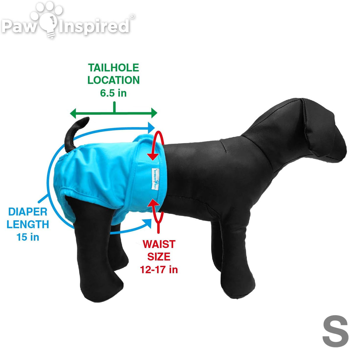 Paw Inspired Disposable Leakproof Dog Diaper Liners - Small (Combo Pack) - image 2