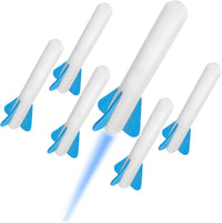 Stomp Rocket Jr Glow Rocket Refill Pack Soars Up to 100ft - Jr Glow Refill 6 Pack