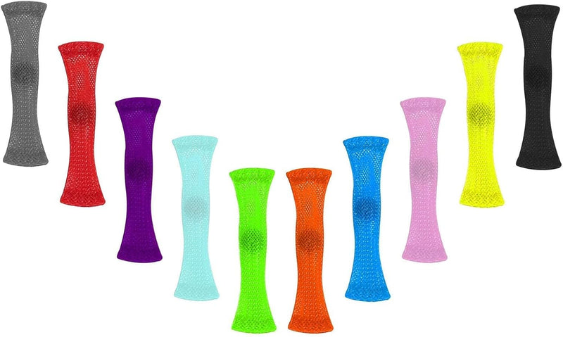 Vanblue Fidget Toy 10Pcs Marble Mesh Sensory Marble and Mesh Fidget
