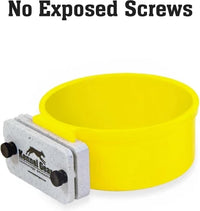 Dog Crate Water Bowl No Spill - Yellow - image 4