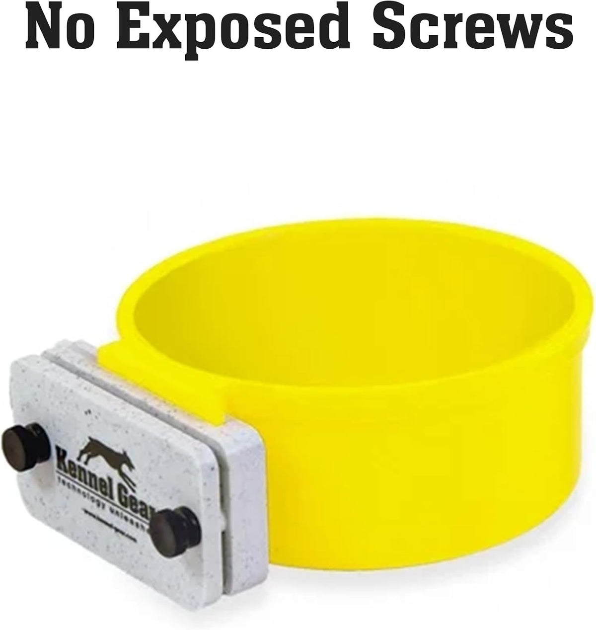 Dog Crate Water Bowl No Spill - Yellow - image 4