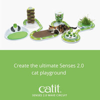 Catit Senses 2.0 Play Circuit Interactive Cat Toy - Wave Circuit / Standard Packaging - image 4