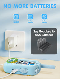 Video Walkie Talkies for Kids - Dinosaur Blue - image 3