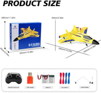 RC Plane, F22 RC Airplane Fighter Ready to Fly - Yellow Kf803 - image 2