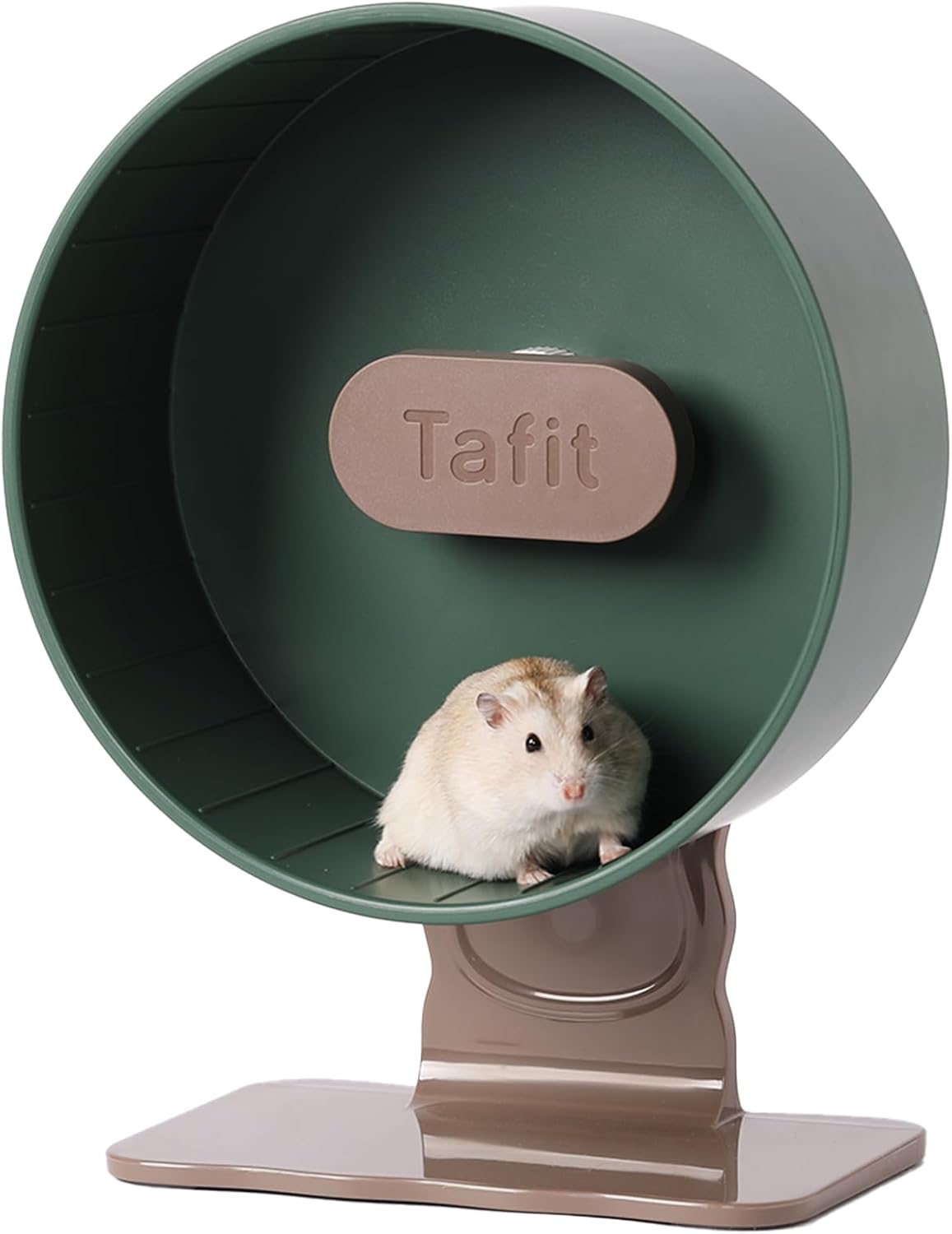 Super‑Silent Hamster Exercise Wheel - 8.7inch / Avocado Green