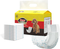 Dono Disposable Male Dog Diapers with Wetness Indicator - XS 28count