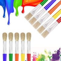 10Pcs Paint Brushes for Kids - Large (Pack of 2) - image 2