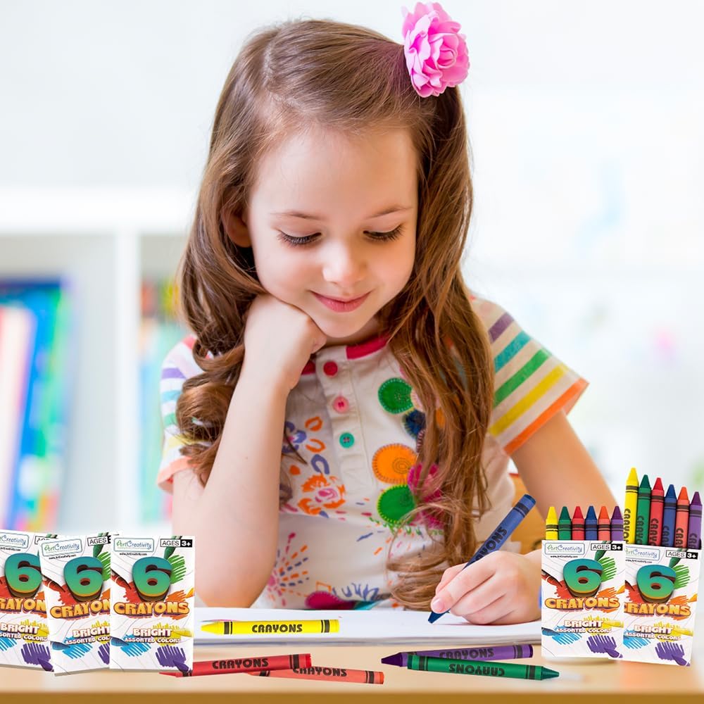 ArtCreativity Bulk Crayon Packs - 50 Set of 6-Packs (300 Ct) - image 4