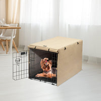 X-ZONE PET Dog Crate Cover Waterproof Kennel Cover - 24.0"L x 18.0"W x 20.0"H / Beige - image 4
