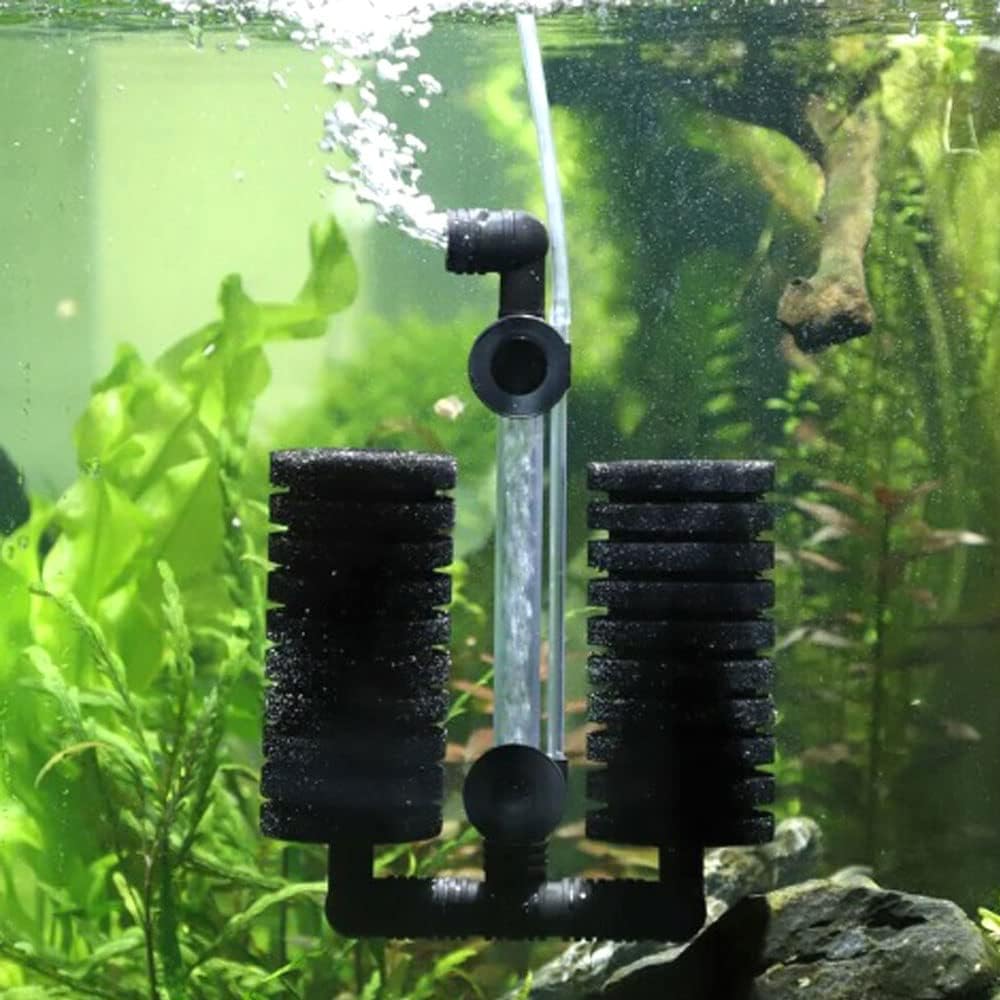 Aquarium Bio Sponge Filter 2 PCS for Fry Betta Shrimp Fish Tank Up - image 3