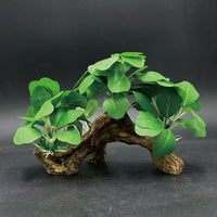 Fish Tank Decorations Aquarium Decor Ornaments Betta Silk Leaf pad - Type-a - image 2