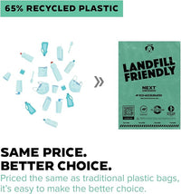 Doggy Do Good Next Pet Waste Bags, Landfill Friendly Recycled Plastic Unscented Dog Poop Bags, Leakproof, Strong, Thick, Earth Friendly for Dogs, 120 Count (120 Bags)