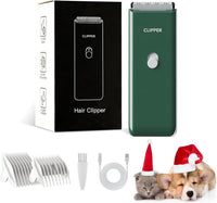 Professional Household Waterproof Low Noise Pet Hair Clippers - Ap005-green