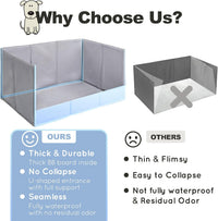 HQ4US 4LEGS Dog Litter Box Indoor High Walls - Black / Large for Dog＜ 28" Length - image 4