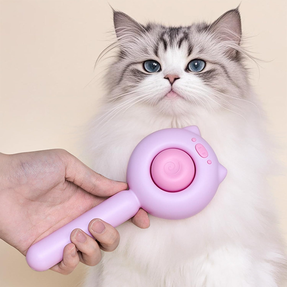 Cat Brush for Indoor Cats for Shedding, Dog Brush - Pink - image 2