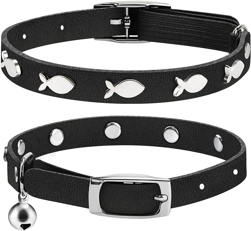 Joansan Leather Cat Collars