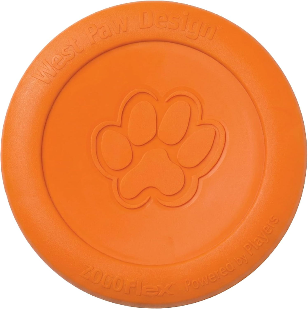 WEST PAW Zisc High-Flying Disc Dog Toy - Large / Tangerine / 1